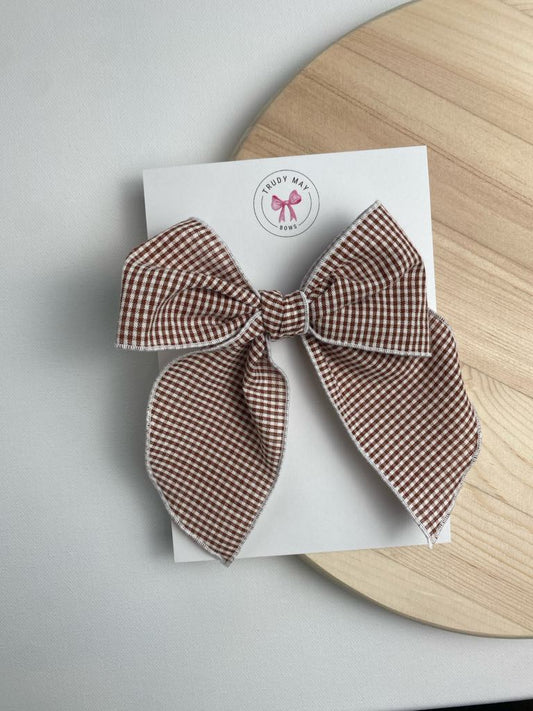 Brown Gingham