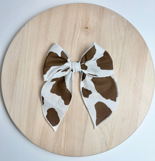 Brown Cow Print: Large