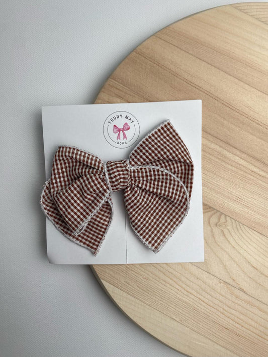 Brown Gingham